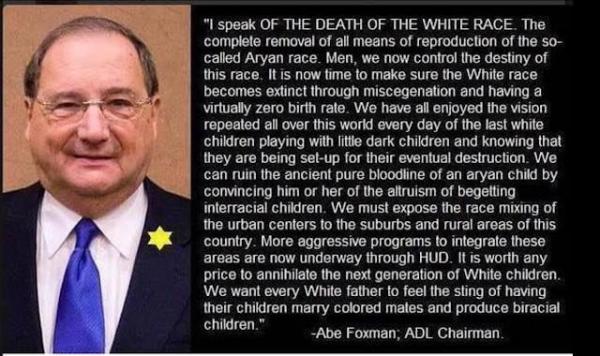 I speak of the death of the White Race. 