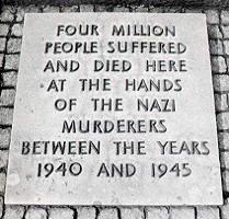 Original plaque at Birkenau had 4 million deaths.