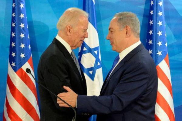 Vice-president Joe Biden meets with Benjamin Netanyahu, March 9, 2016.