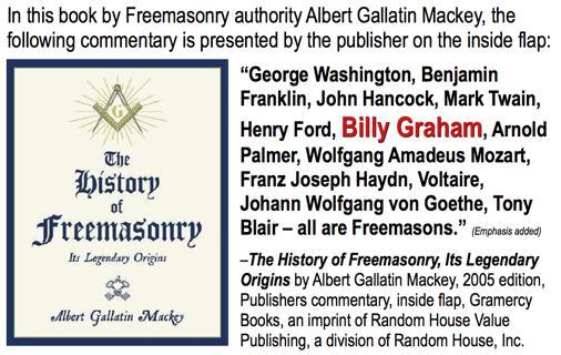 Though he never publicly acknowledged it, Billy Graham was a (33rd degree) freemason.