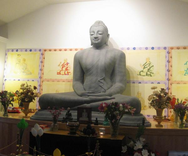 Statue in a Buddhist temple close to our church in Florence KY