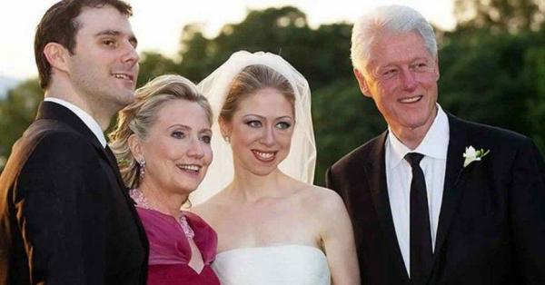 The father of Chelsea Clinton’s husband is a former congressman who pled guilty to fraud charges.