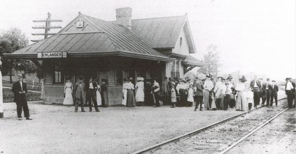 The only foreign loan to the Confederate States of America (called the “Erlanger Loan”) helped to build a train depot for the run to Chattanooga from Cincinnati.