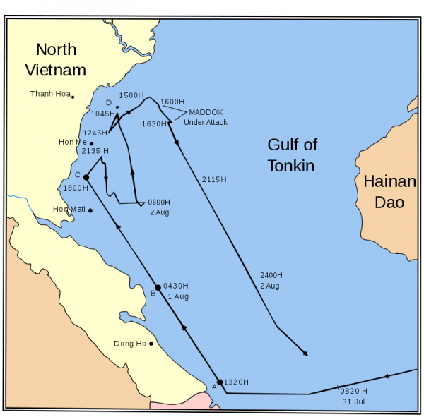The Gulf of Tonkin incident is the most notorious false flag in American history. It resulted in the death of three million people. Declassified documents also reveal a number of senators knew the incident in the Gulf of Tonkin was a false flag. 