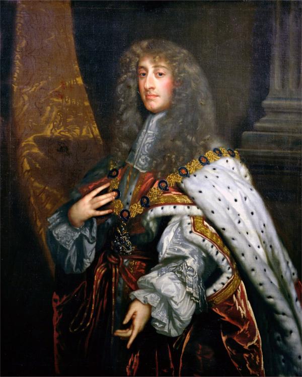 James II succeeded his brother Charles II to the throne. After the Restoration he had served as Lord High Admiral until he announced his conversion to Roman Catholicism and was forced to resign.