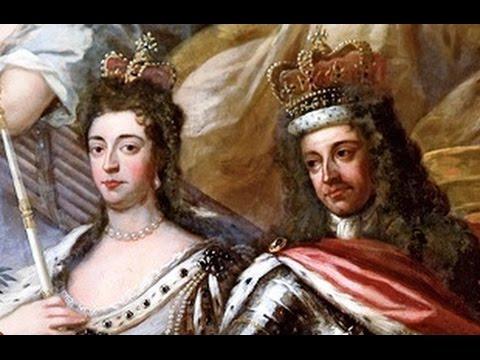 William III and his wife Mary II (daughter of King James II) were proclaimed joint sovereigns of England in 1688 following the Glorious Revolution. 