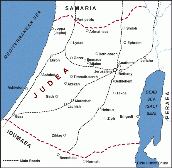 Map of Judea