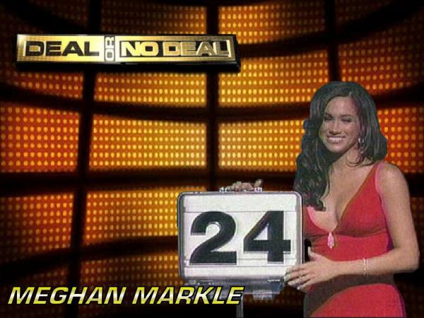 Meghan Markle appeared on the television show, Deal or No Deal, where she was one of the young ladies who were the “briefcase girls” for about one year.