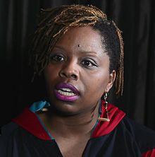 Cullors is an advocate for prison abolition in Los Angeles and a co-founder of the Black Lives Matter movement. She also identifies as a queer activist, because she is a queer.
