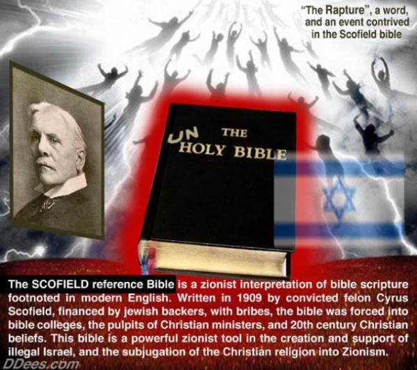 The Scofield reference Bible is a zionist interpretation of bible scripture footnoted in modern English.