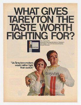 Advertisement for Tareyton cigarettes of the same Newsweek magazine