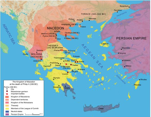 The Kingdom of Macedon 336BC