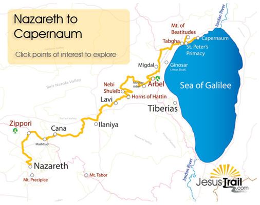 Nazareth to Capernaum