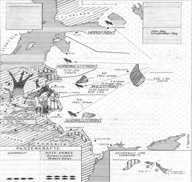 Panzerkrafte Map - WWII Troup Movements