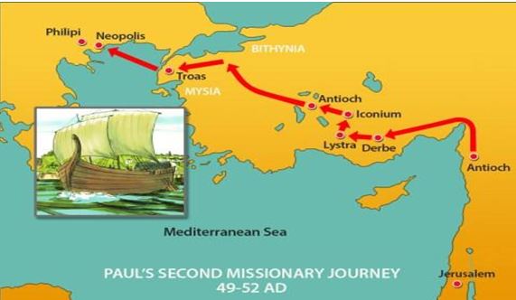 Paul's Second Missionary Journey