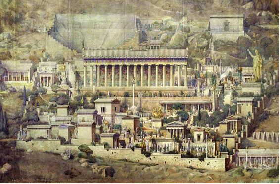 Reconstruction of the Sanctuary of Apollo at Delphi