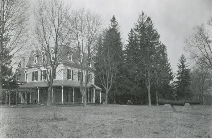 August Belmont’s mansion in Babylon, New York