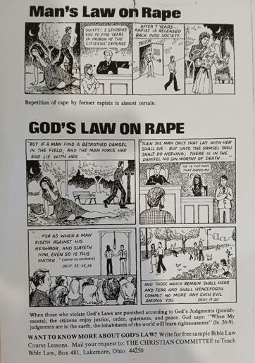 Man's Law vs. God's Law on Rape