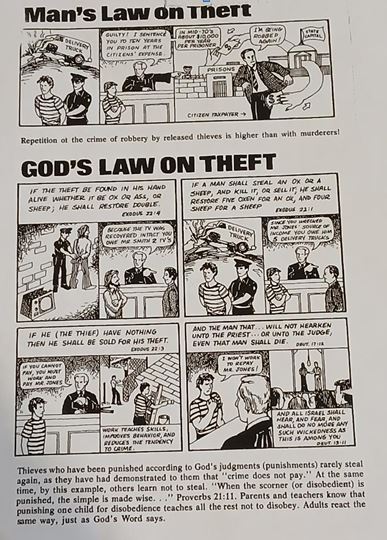 Man's Law vs. God's Law on Theft