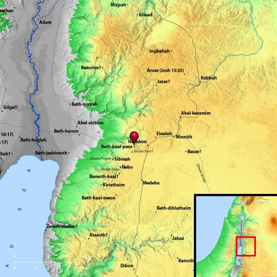 Moses gave his final instructions to God’s covenant people, Israel, just prior to his death, in the valley over against Beth-peor, near Mt. Pisgah.     