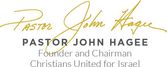 Hagee signature graphic CUFI newsletter