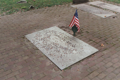 Haym Salomon marker, Mikveh Israel Cemetery, Philadelphia