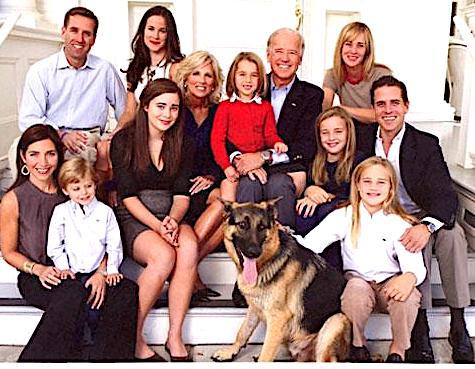 Joe Biden and his family.