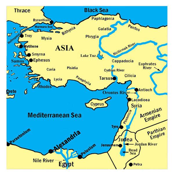 The Apostle Paul was living in Tarsus, a city in Turkey.  He was a Judean who was living in Tarsus.