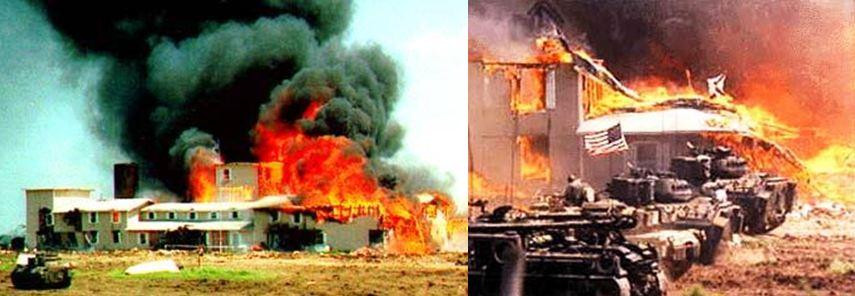 In 1993, Hillary Clinton gave Janet Reno her blessings to incinerate 19 little children at Waco.