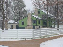 Ulysses and Julia Grant's house at White Haven MO, where they worked with the 30 slaves that lived on the farm.