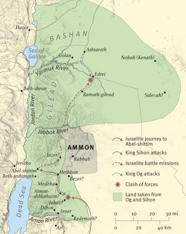 ap showing the ancient Israelite battle missions in their conquest of Canaan.